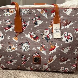 Dooney & Bourke Disney Festive Brown Tote